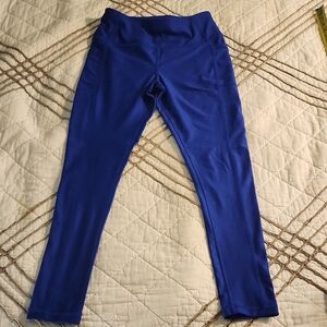 Girls Vibrant Royal Blue Leggings